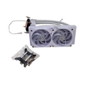 MSI MAG CORELIQUID A13 240 WHITE All-in-One-Flüssigkeitskühler volle CPU-Abdeckung verbessertes Wasserkanal-Design CycloBlade 7 Split-Flow Radiator weiß R...