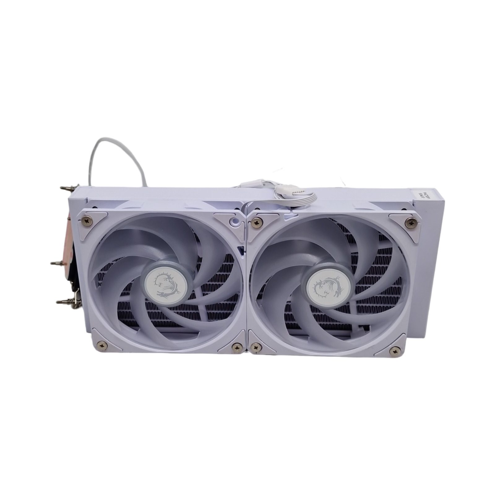 MSI MAG CORELIQUID A13 240 WHITE All-in-One-Flüssigkeitskühler volle CPU-Abdeckung verbessertes Wasserkanal-Design CycloBlade 7 Split-Flow Radiator weiß R...