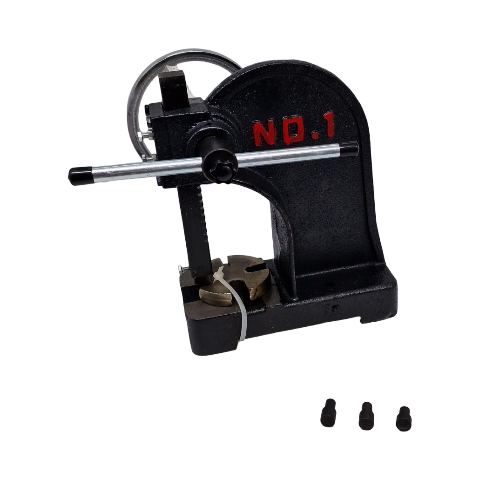 VEVOR Presse à Crémaillère Manuell 1 Tonne Gusseisen Robust mit Handrad max 15 cm