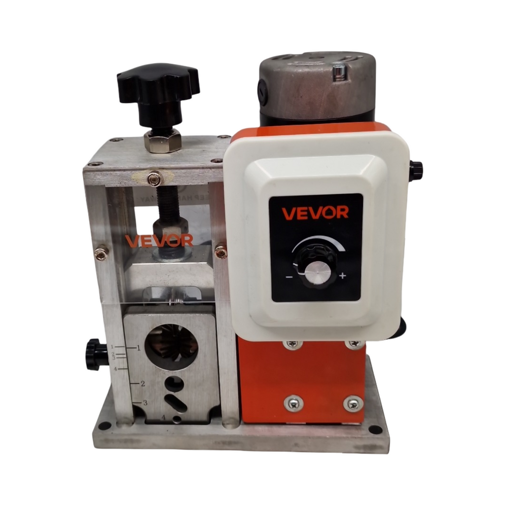 VEVOR Dénudeur Câble Électrique 400W Maschine zum Kabel Abisolieren automatisch mit Lames Trempées 64Mn und 45# Stahlrollen 1,5-40 mm