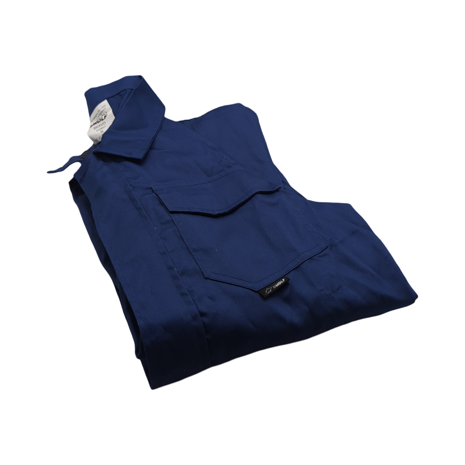 BWOLF ANAX Arbeitsoverall Herren 100% Baumwolle 5 Taschen Navy S