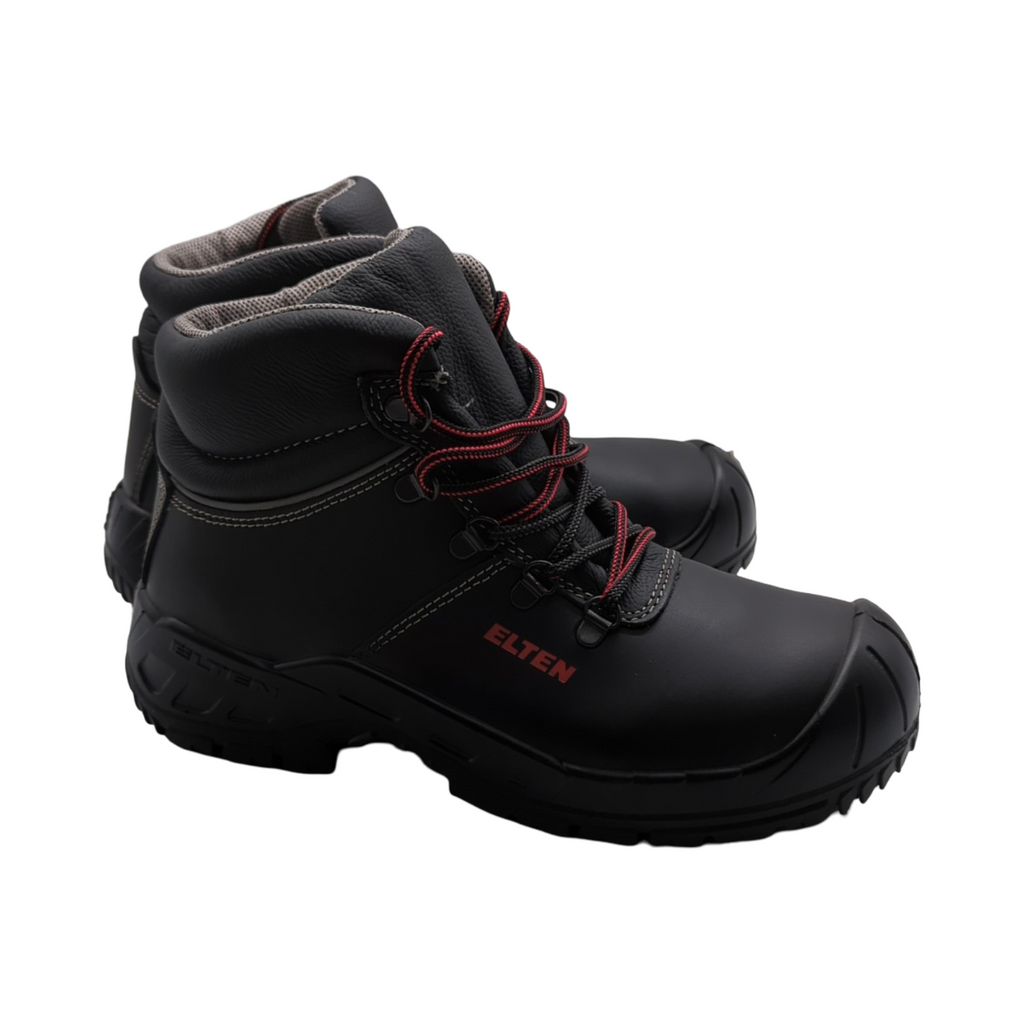 ELTEN LAURENZO PU Mid ESD S3 Sicherheitsschuhe Unisex Gr. 39 Schwarz