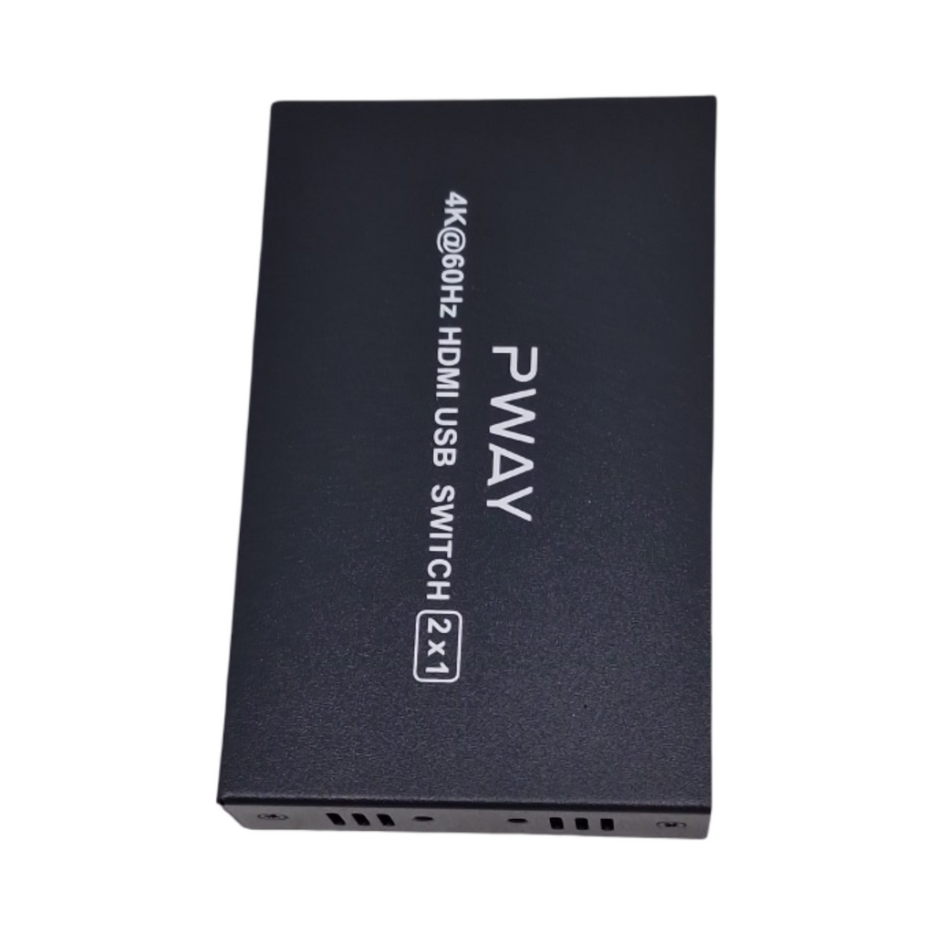 HDMI KVM Switch 2 Port Umschalter 4K 60Hz USB 2.0 für 2 PC 1 Monitor