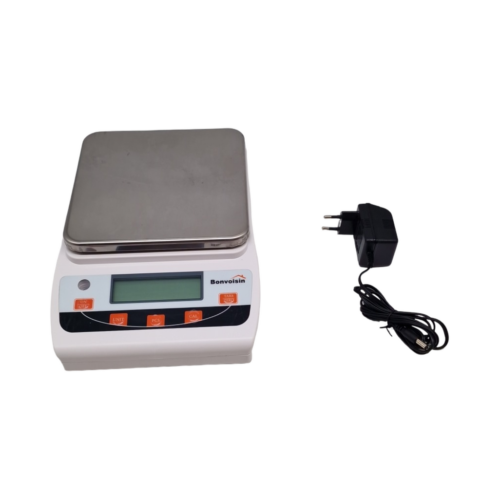 Bonvoisin Analysenwaage Laborwaage 5000g x 0,01g USB Edelstahl