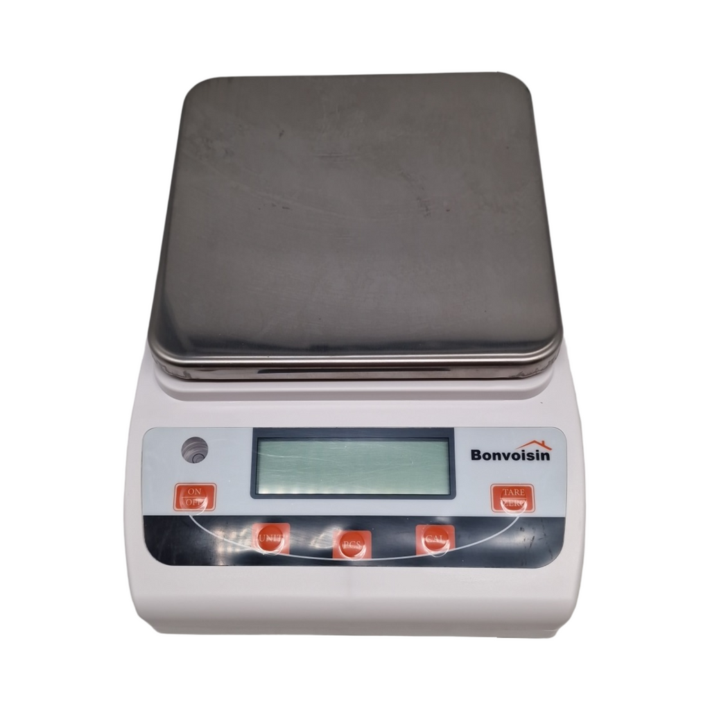 Bonvoisin Analysenwaage Laborwaage 5000g x 0,01g USB Edelstahl