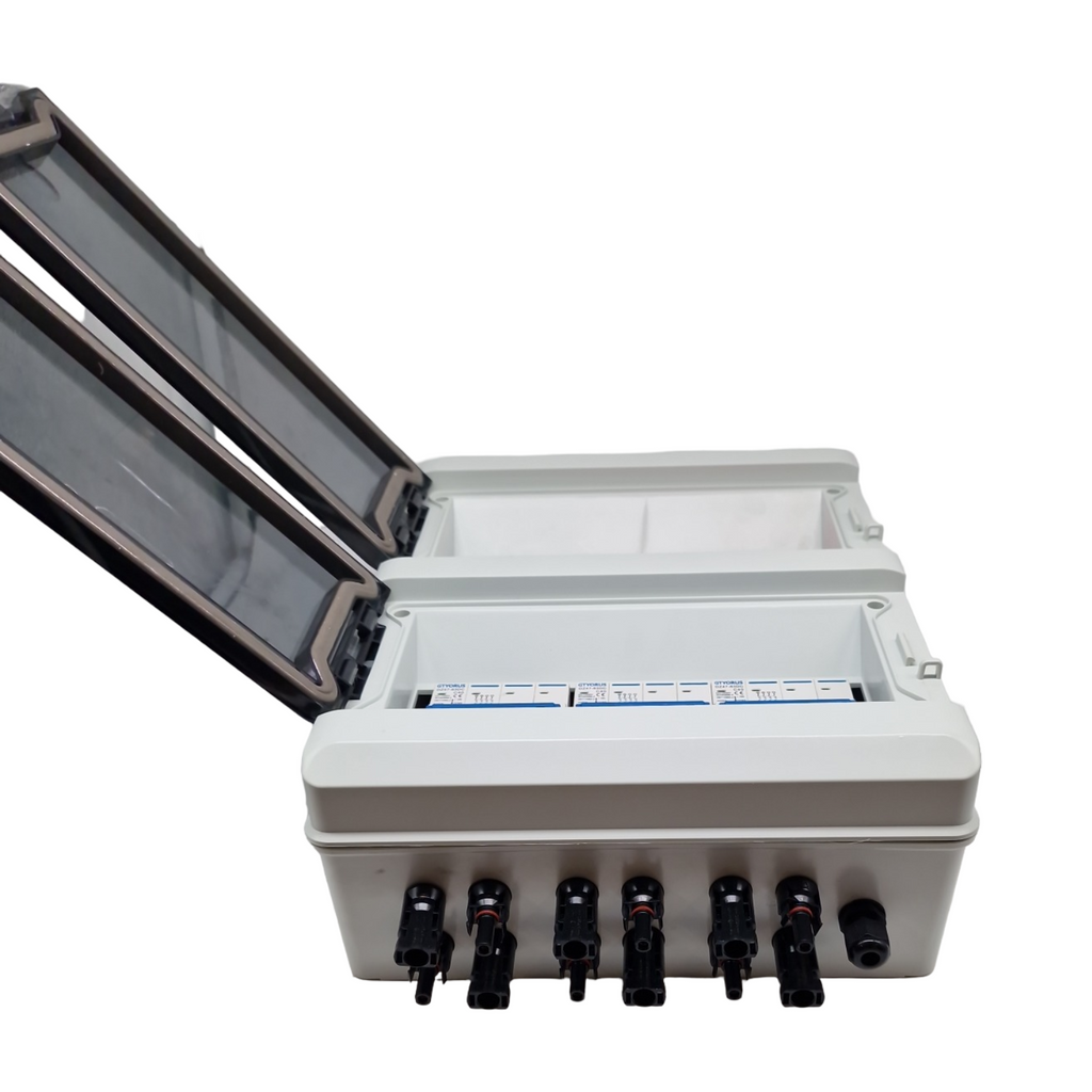 GTYORUS Boîte Photovoltaïque DC Überspannungsschutz Solar Trennschalter mit Solarstecker 3 String 1000V DC Leitungsschutzschalter B