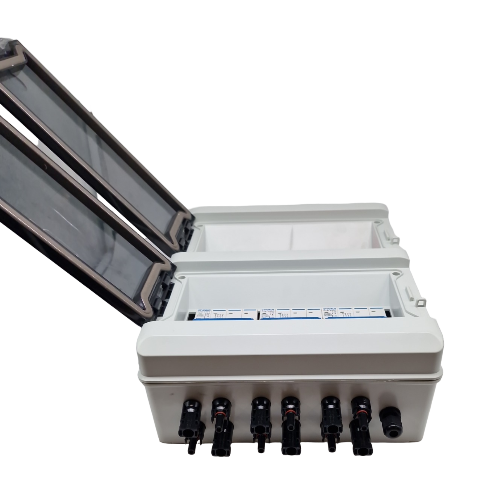 GTYORUS Boîte Photovoltaïque DC Überspannungsschutz Solar Trennschalter mit Solarstecker 3 String 1000V DC Leitungsschutzschalter B
