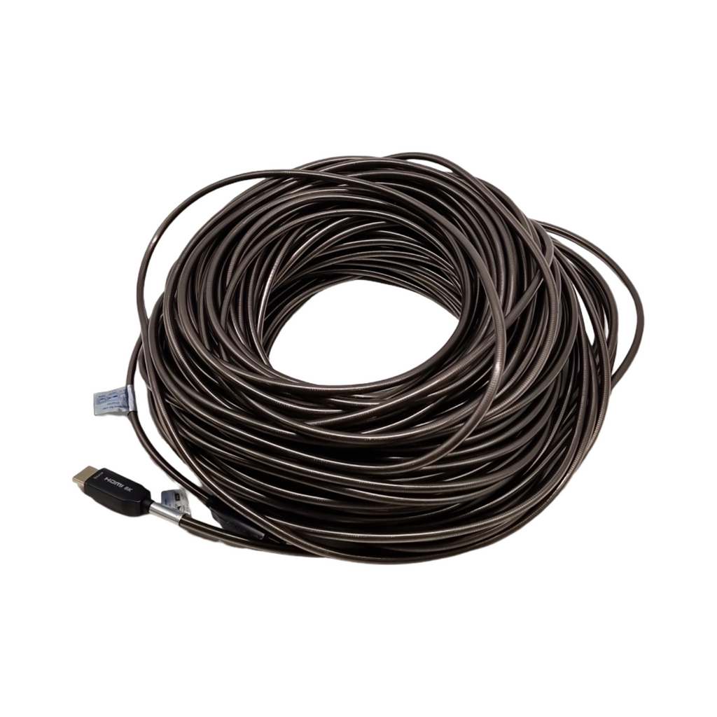 HDMI Kabel 2.1 AOC Glasfaser Metallarmierung 48Gbps Ultra High Speed 50m HDR kompatibel mit PS5 Xbox X Serie PC