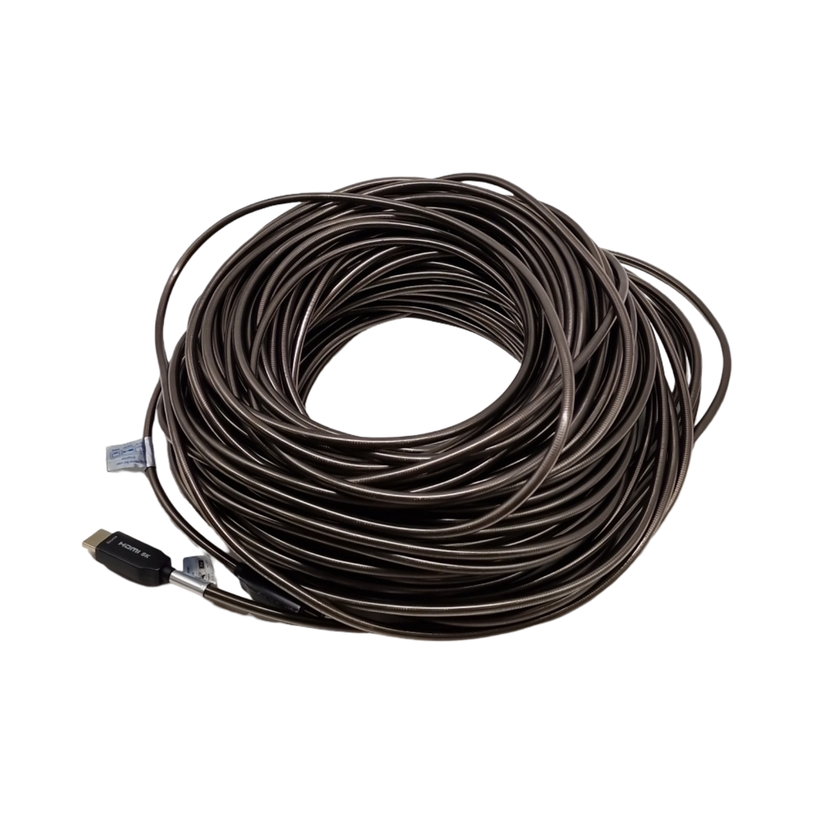 HDMI Kabel 2.1 AOC Glasfaser Metallarmierung 48Gbps Ultra High Speed 50m HDR kompatibel mit PS5 Xbox X Serie PC