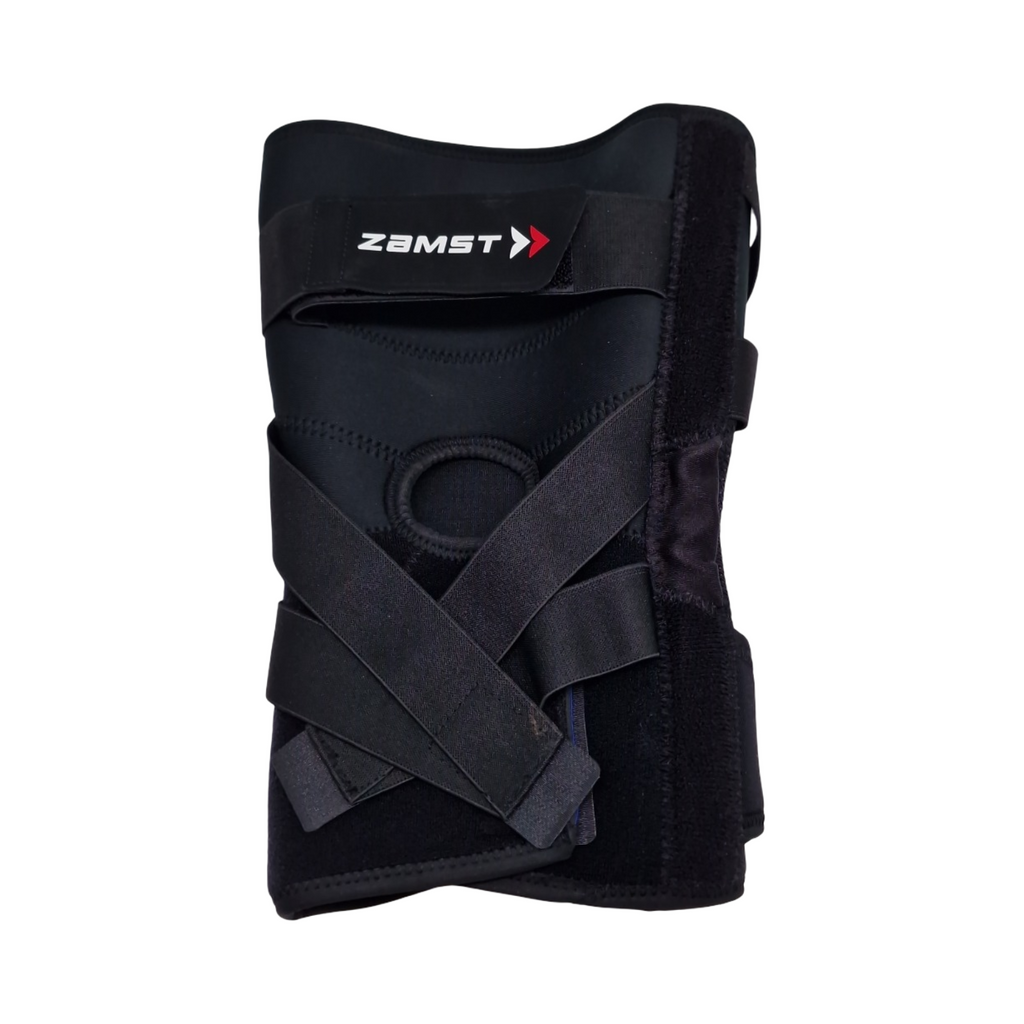 Zamst ZK-Protect Kniebandage Sport Flexible Harz-Stütze Verstauchungen Kreuzband Innenband Außenband Basketball Volleyball Erwachsene, Große XL