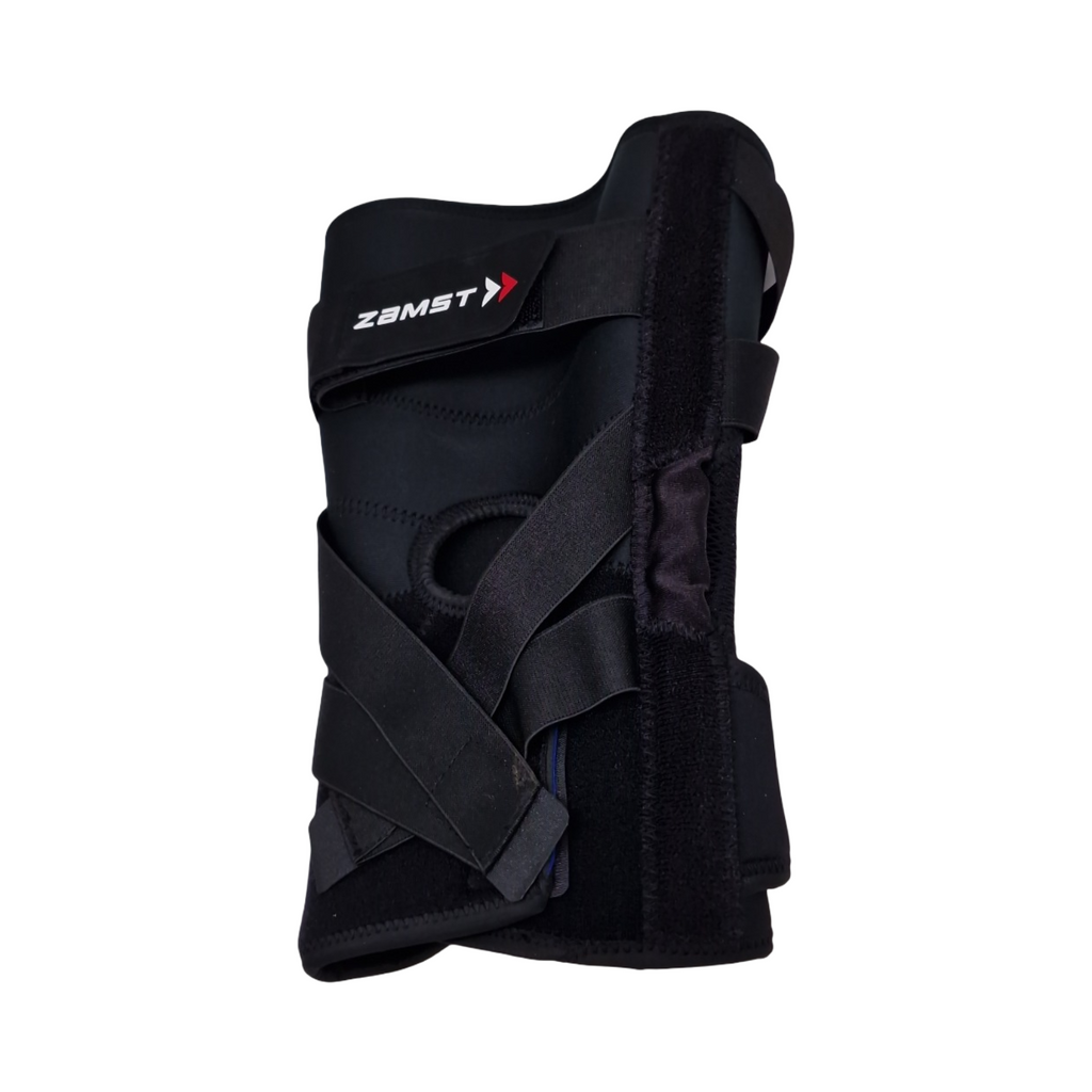 Zamst ZK-Protect Kniebandage Sport Flexible Harz-Stütze Verstauchungen Kreuzband Innenband Außenband Basketball Volleyball Erwachsene, Große XL