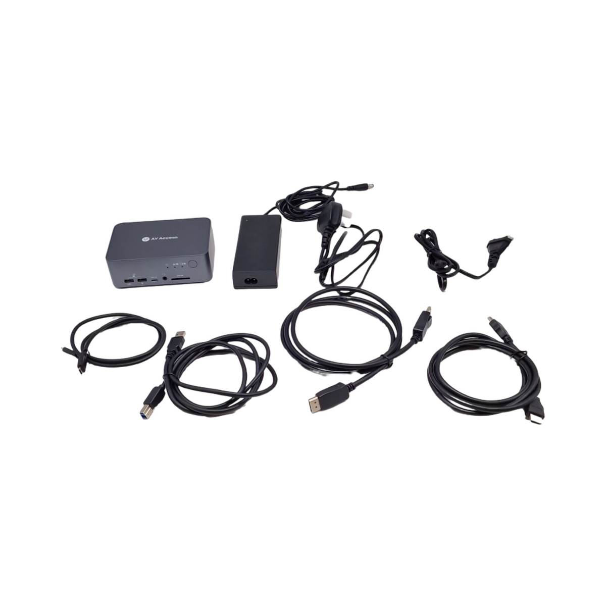 Docking Station KVM Switch Dual Monitor USB-C-Ladung Vollaluminium 4K für Laptop und Desktop für 2 PCs mit Ethernet EDID