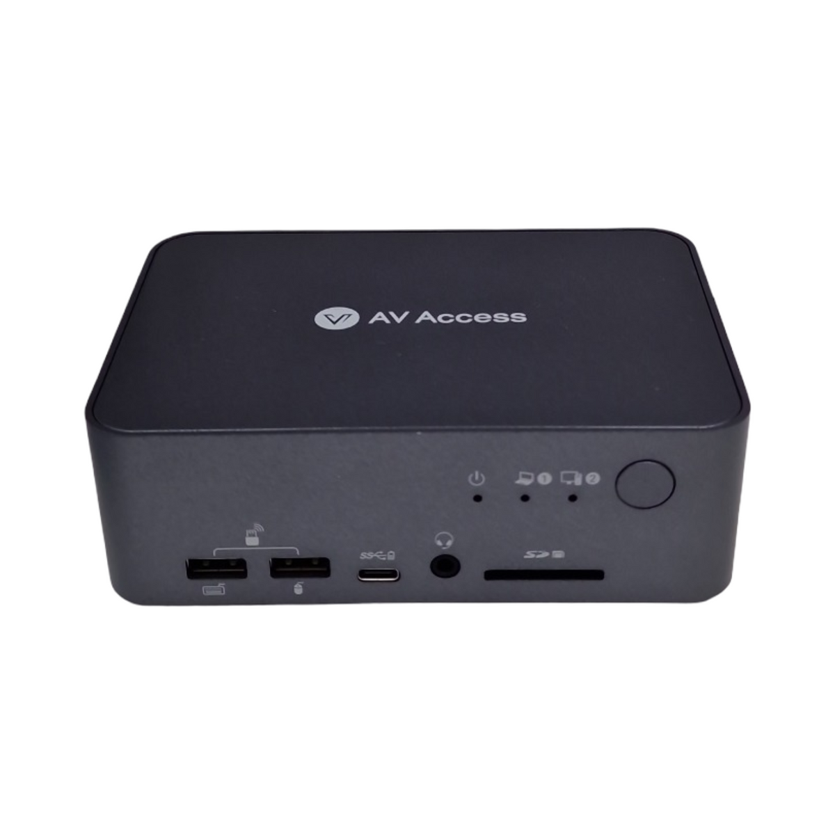 Docking Station KVM Switch Dual Monitor USB-C-Ladung Vollaluminium 4K für Laptop und Desktop für 2 PCs mit Ethernet EDID