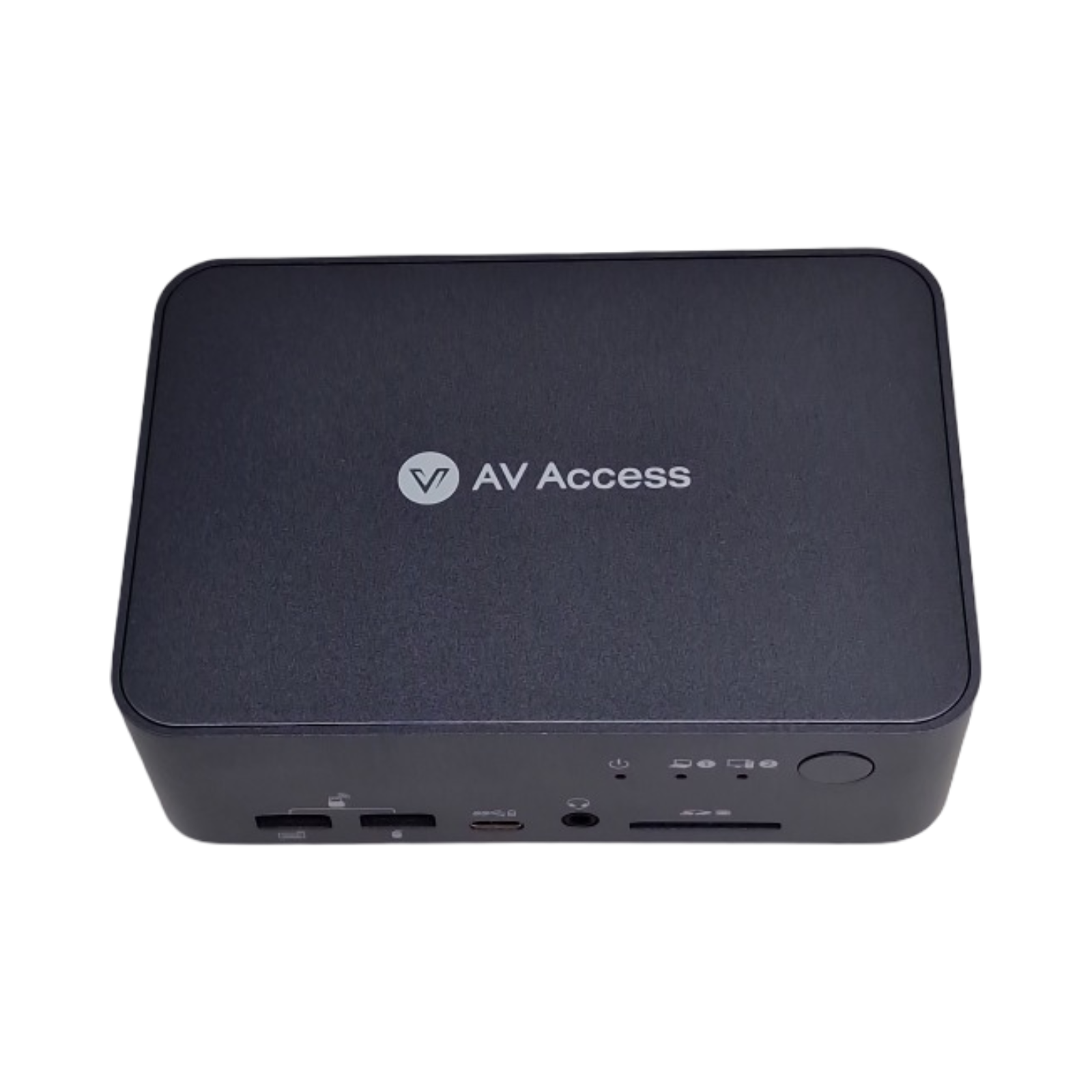 Docking Station KVM Switch Dual Monitor USB-C-Ladung Vollaluminium 4K für Laptop und Desktop für 2 PCs mit Ethernet EDID