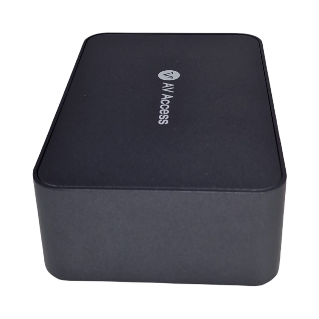 Docking Station KVM Switch Dual Monitor USB-C-Ladung Vollaluminium 4K für Laptop und Desktop für 2 PCs mit Ethernet EDID
