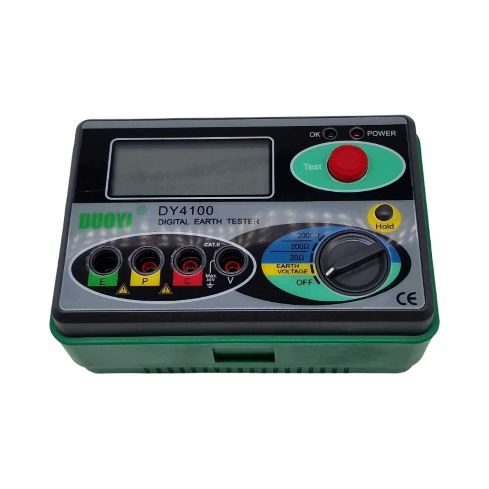 DY4100 Erdungswiderstand-Tester Digital LCD-Display mit Messmeter Tasche