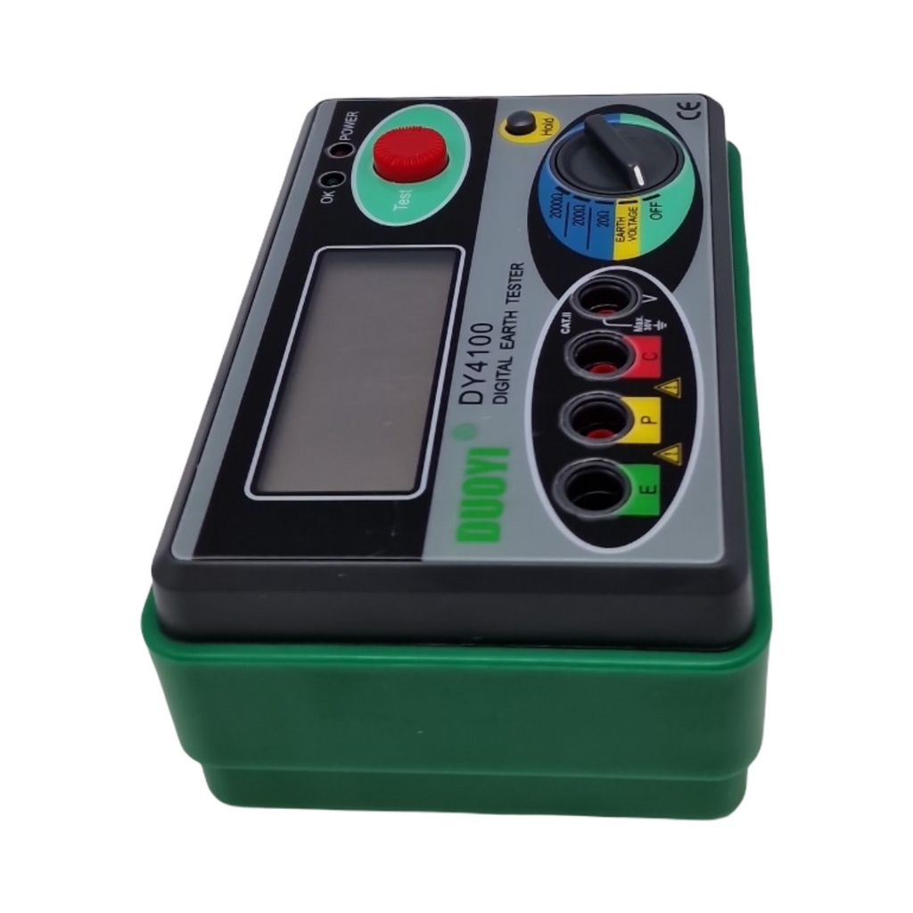 DY4100 Erdungswiderstand-Tester Digital LCD-Display mit Messmeter Tasche