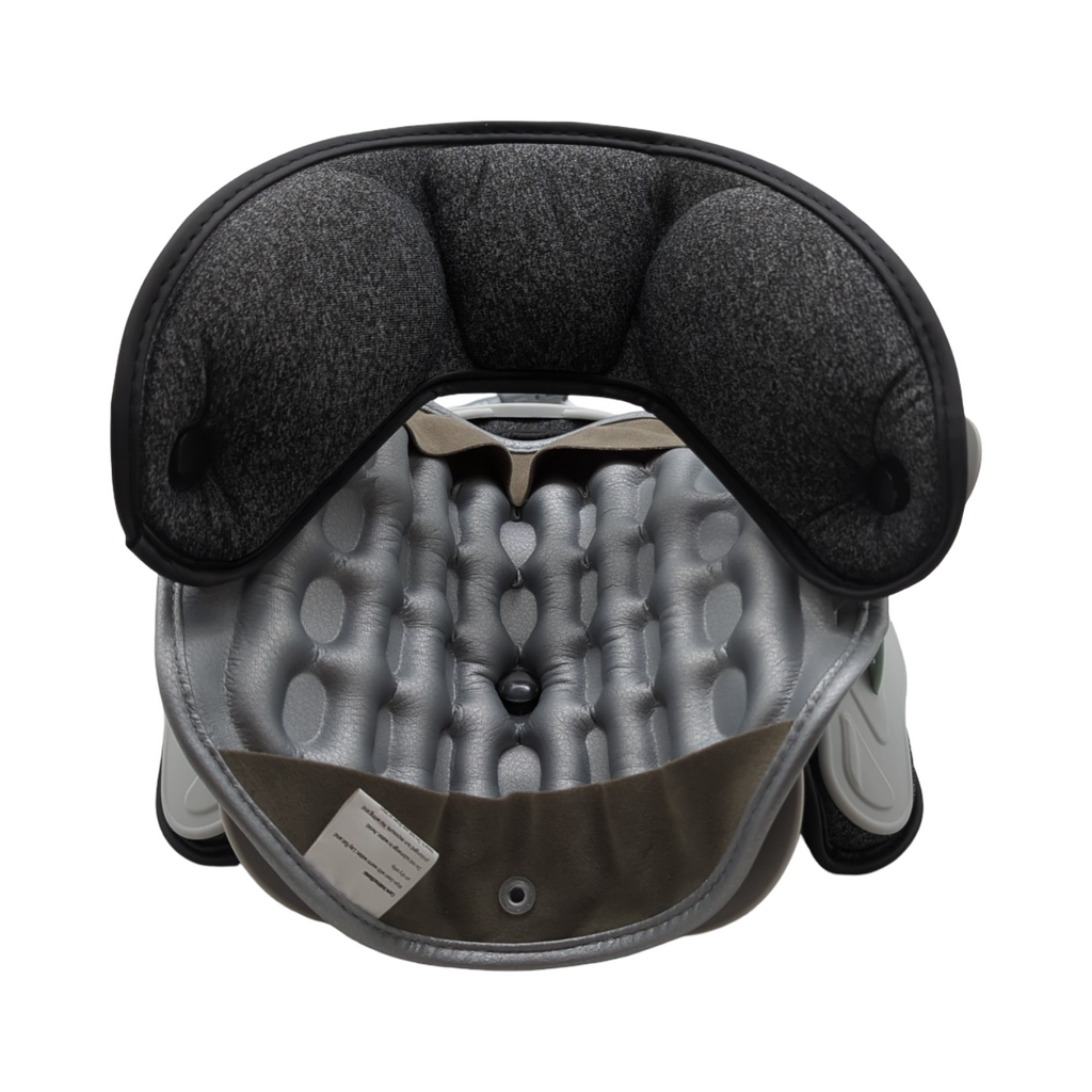 ALLILUYAA Nackenstrecker Halsstrecker 3 Traktionsarten 8 Airbags Gr. L Grau