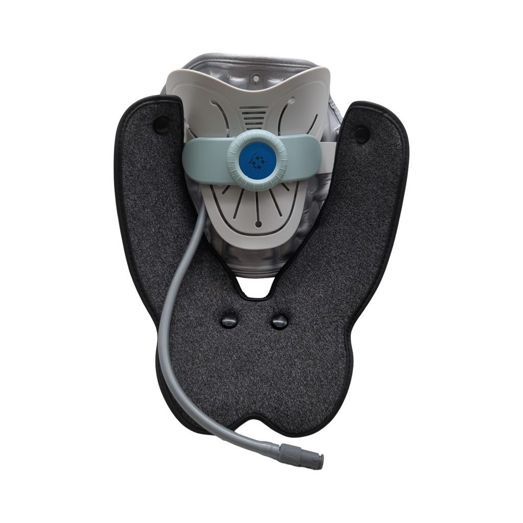 ALLILUYAA Nackenstrecker Halsstrecker 3 Traktionsarten 8 Airbags Gr. L Grau