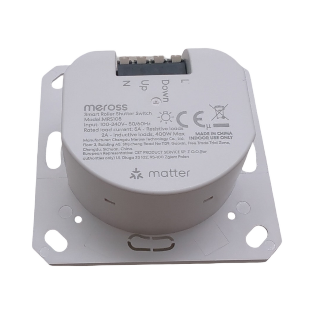 Meross Matter Smart Rollladenschalter WLAN 55x55mm HomeKit Alexa
