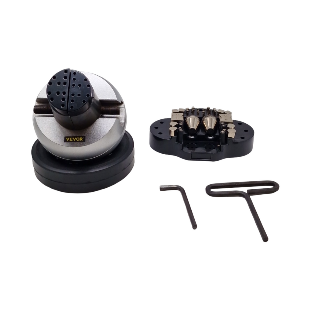 VEVOR GRS 5 Zoll Kugelschraubstock Gravur Standard Block Ball mit 34-teiligem Zubehör