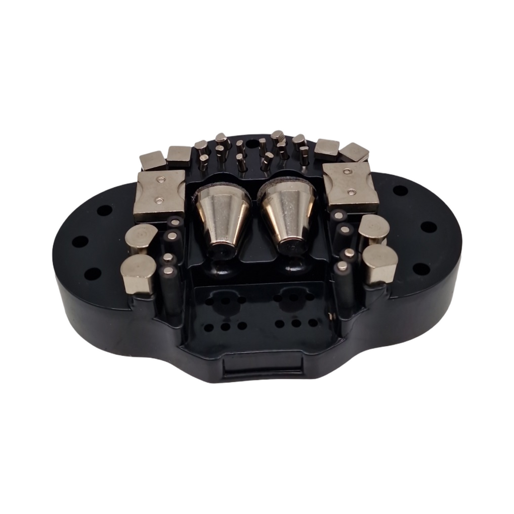 VEVOR GRS 5 Zoll Kugelschraubstock Gravur Standard Block Ball mit 34-teiligem Zubehör