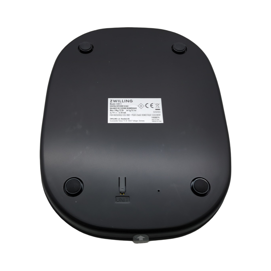 ZWILLING Enfinigy Küchenwaage digital 10 kg Maximalgewicht 0,1 g Genauigkeit schwarz