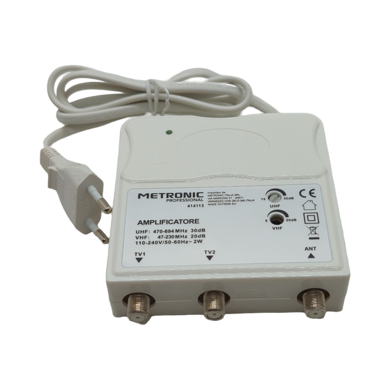 ALIRT Wally TV Receiver HDMI 2 USB Ports 230V