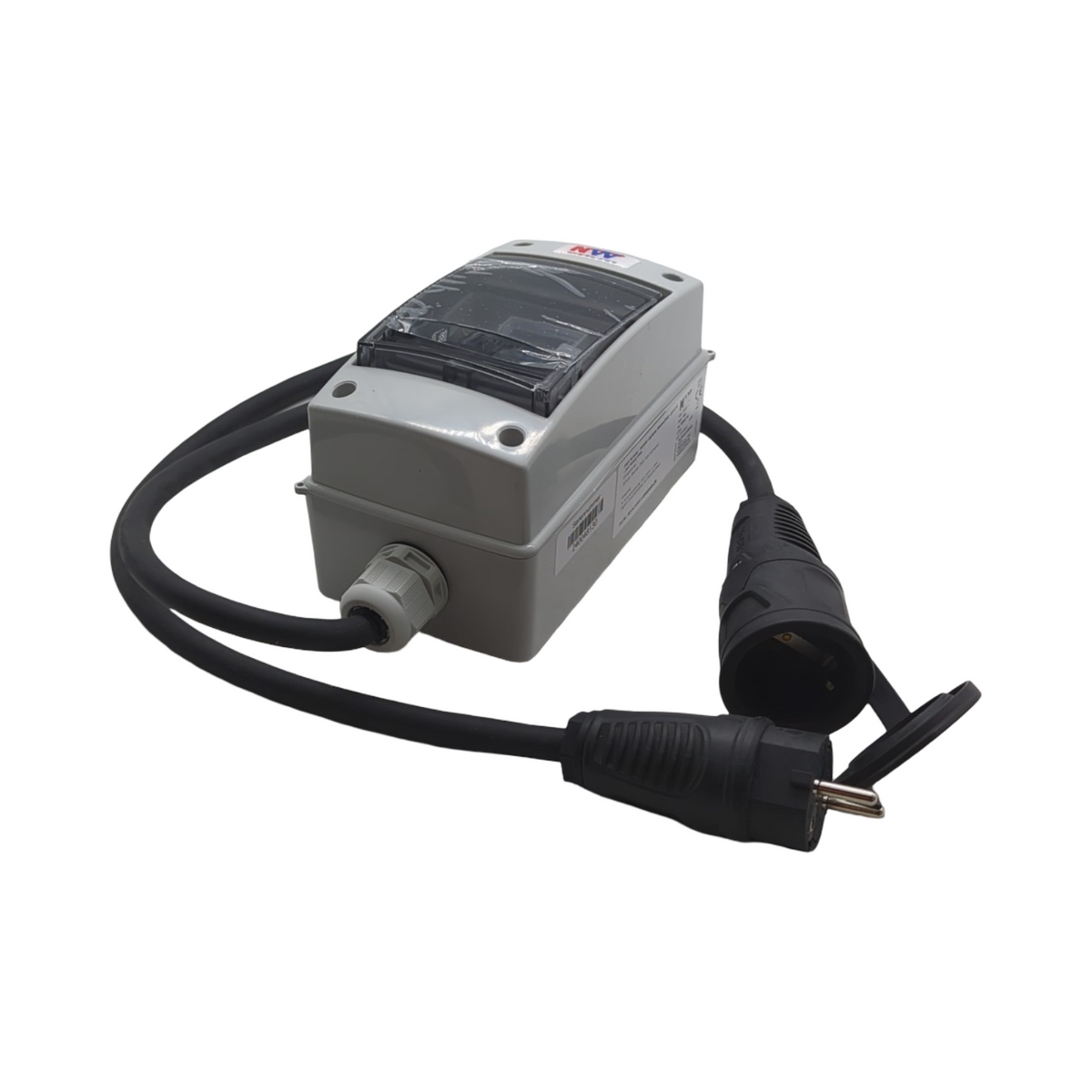 NWP Stromzähler 230V Schuko digital mobil geeicht mit Reset IP54