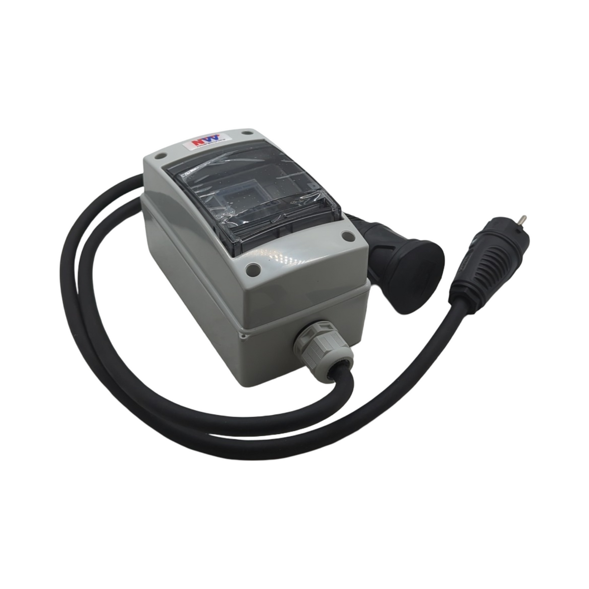 NWP Stromzähler 230V Schuko digital mobil geeicht mit Reset IP54