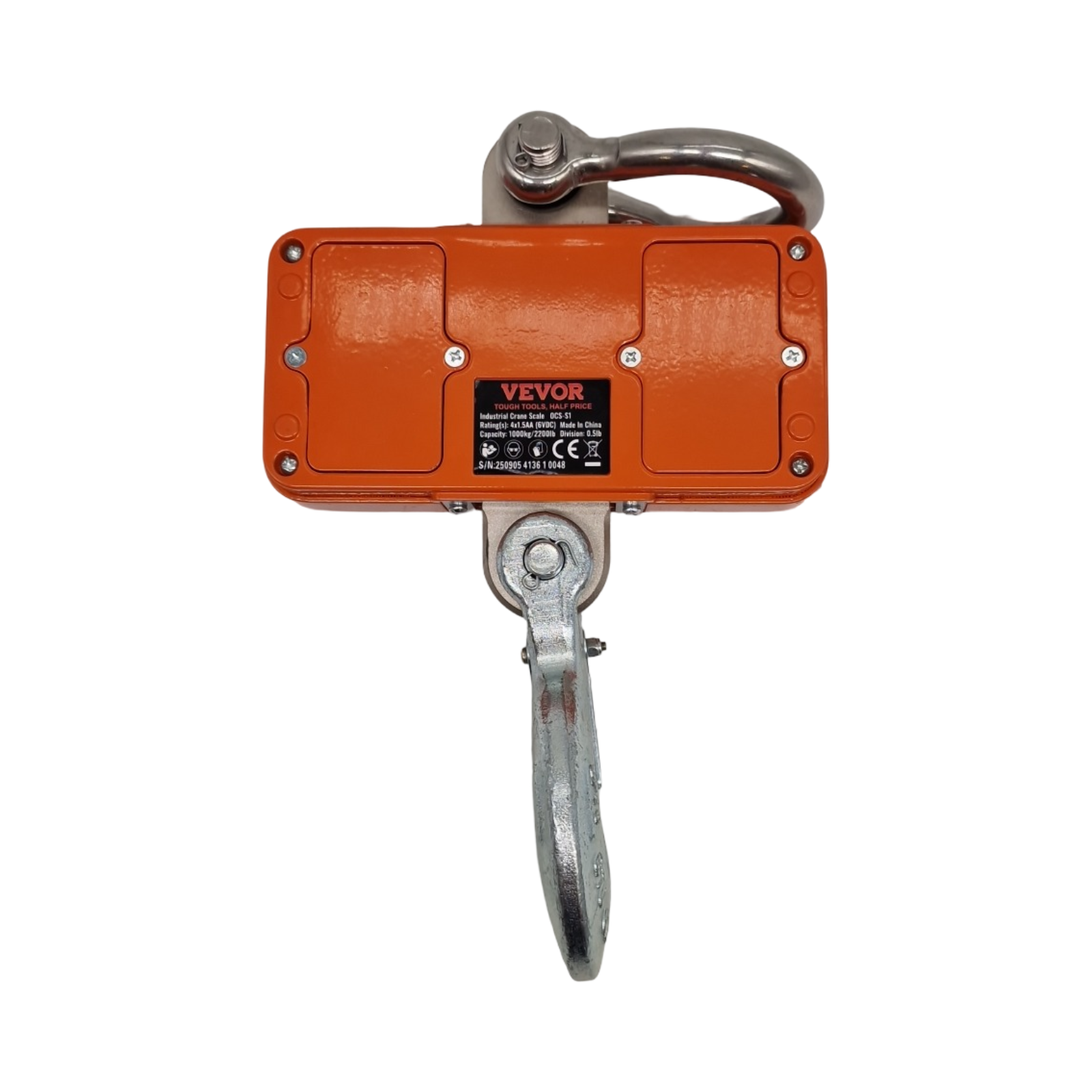 VEVOR Digitale Kranwaage Hängewaage Industriewaage LED-Display Mini Zugwaage 9-1000kg