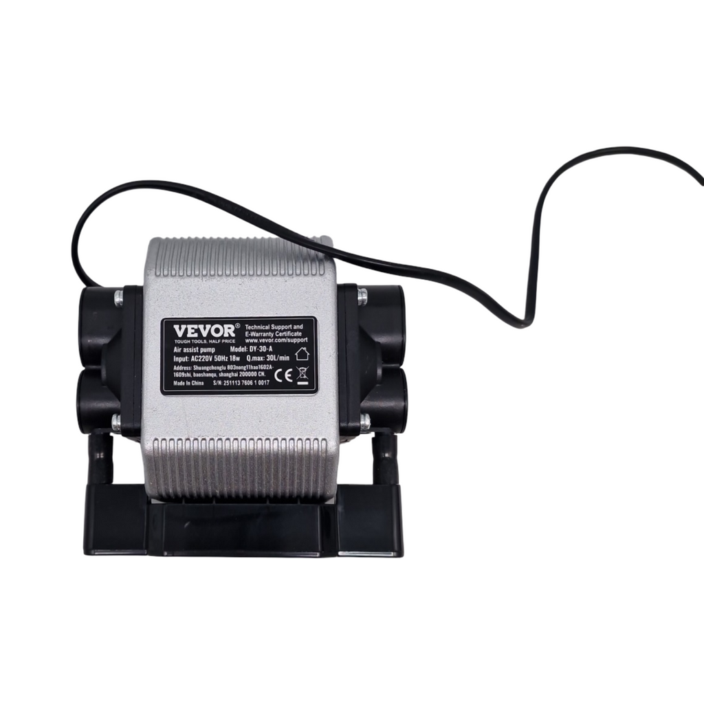 VEVOR Air Assist Kit Pneumatische Pumpe 30 L/min regelbar zur Rauch- und Staubentfernung
