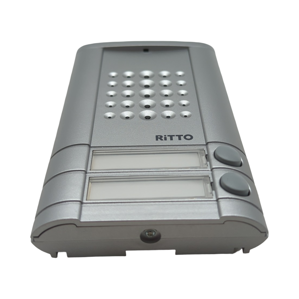 Schneider Electric Ritto Minivox Türstation Audio Gegensprechanlage mit Beleuchtung Klingeltasten Ersatzteil für 2-Familienhaus Außenbereich