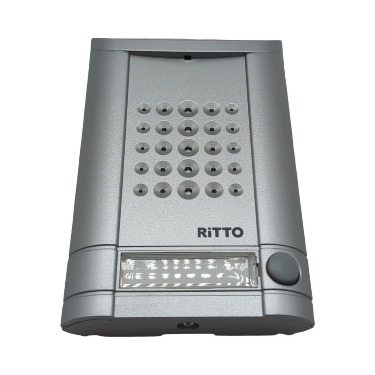 Ritto Minivox Türstation Audio Gegensprechanlage Ersatzteil mit Beleuchtung Klingeltaste für 1-Familienhaus