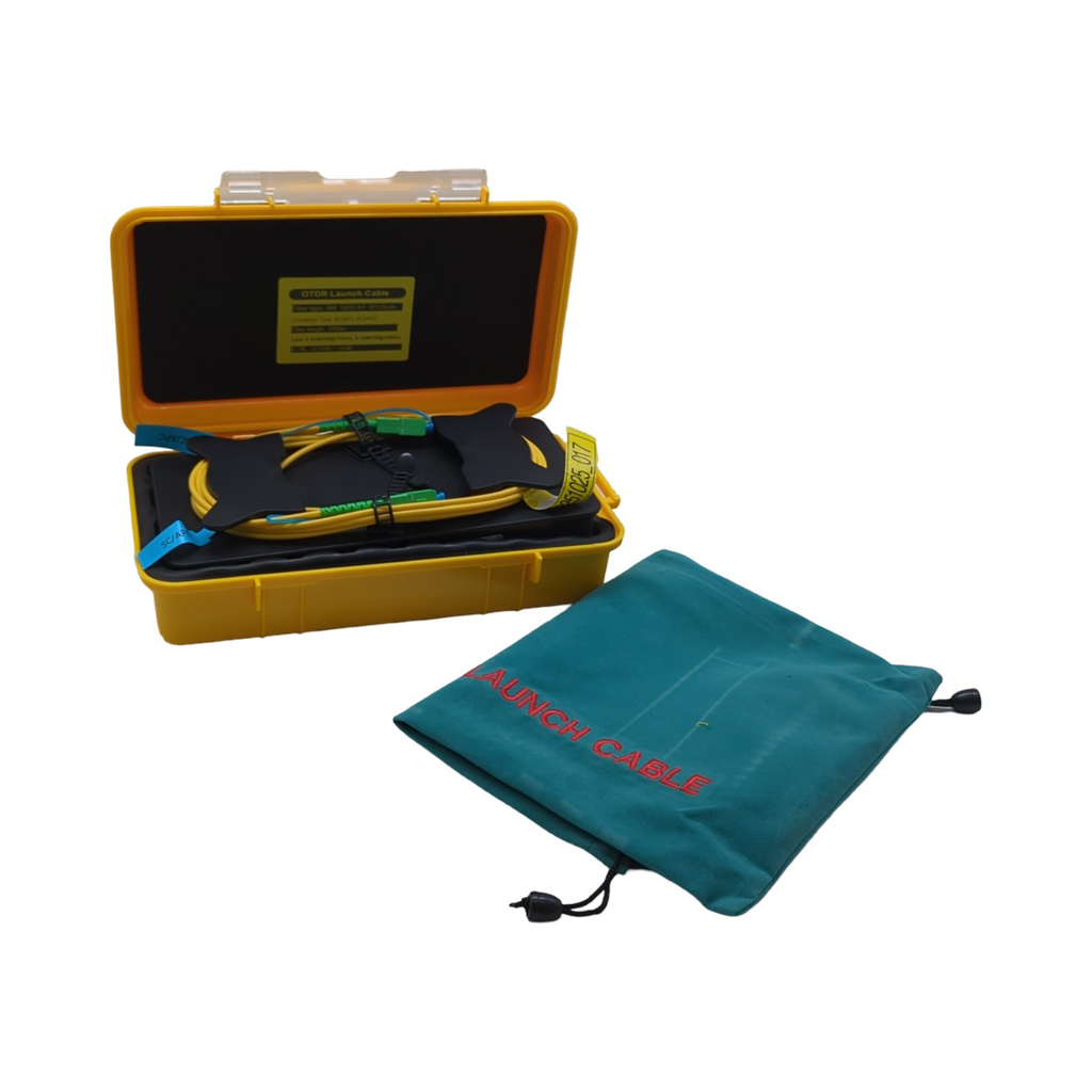 OTDR Launch Cable Box Glasfaserkabel Verlängerung SC/APC auf SC/APC Simplex Singlemode 9/125 FTTH LWL Patchkabel 1000M O