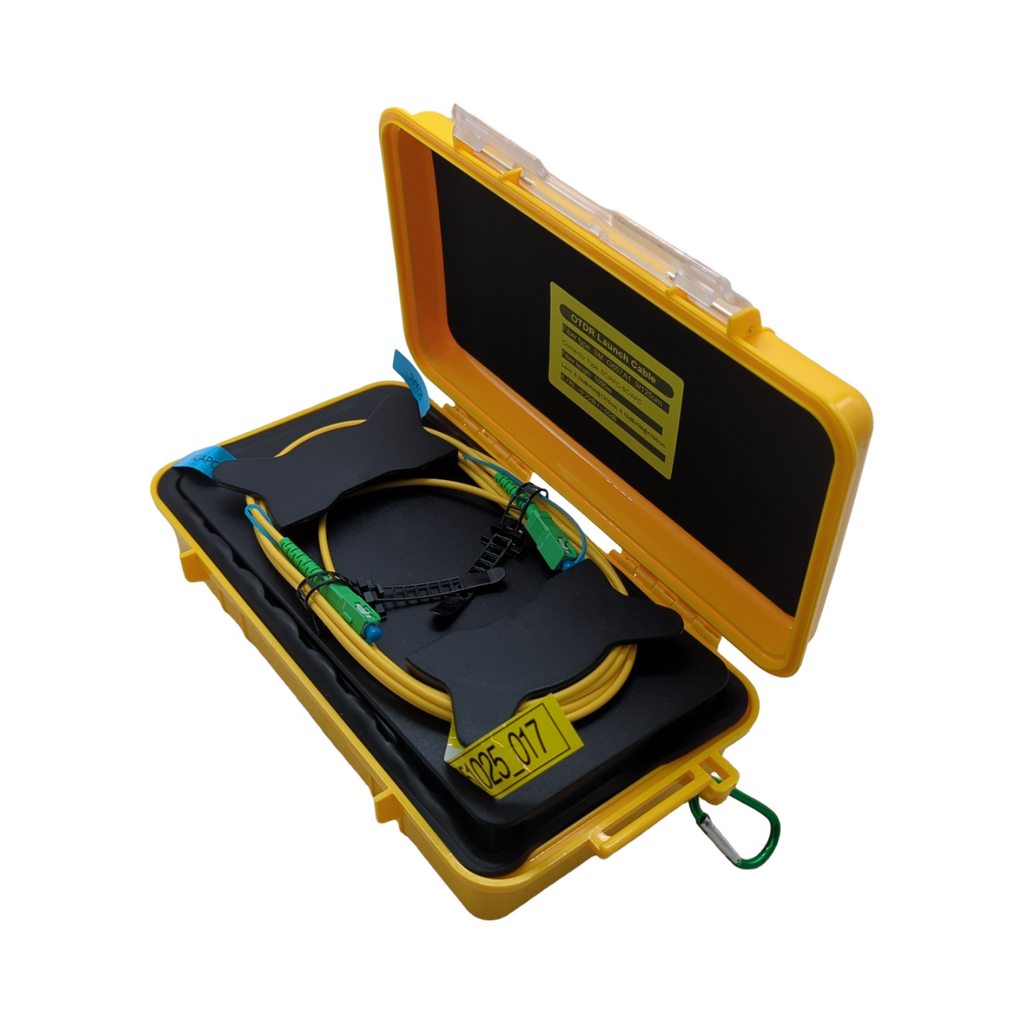 OTDR Launch Cable Box Glasfaserkabel Verlängerung SC/APC auf SC/APC Simplex Singlemode 9/125 FTTH LWL Patchkabel 1000M O