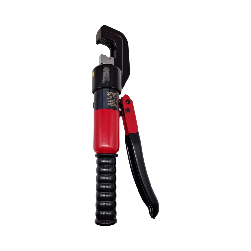 VEVOR Hydraulische Crimpzange 4-70mm² Crimpwerkzeug für Aluminium Kupfer Kabel AWG12-2/0 mit Kabelschneider