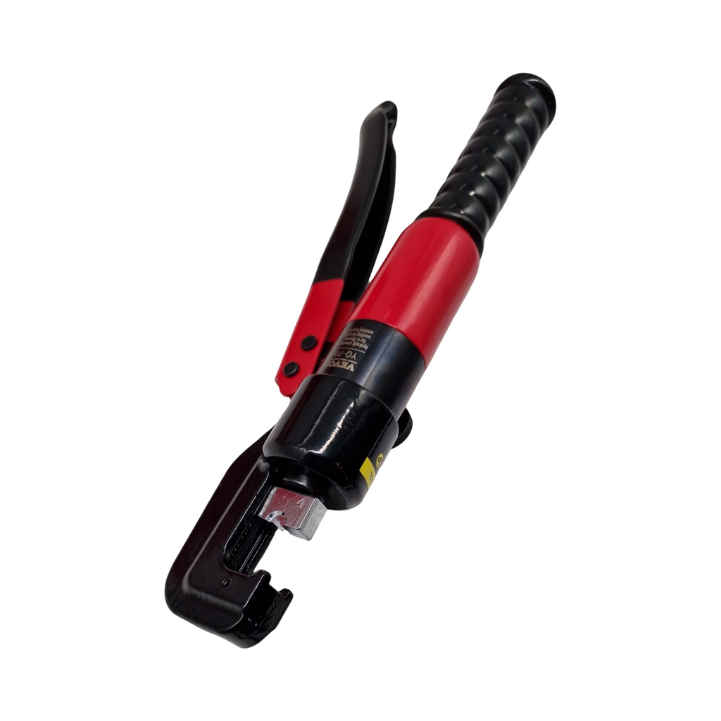 VEVOR Hydraulische Crimpzange 4-70mm² Crimpwerkzeug für Aluminium Kupfer Kabel AWG12-2/0 mit Kabelschneider