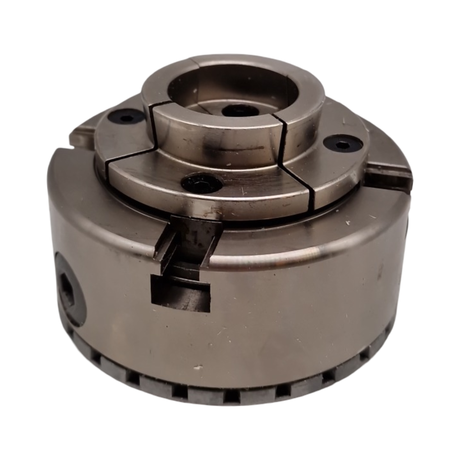 VEVOR KP96 Drehbankfutter 4-Backen 96mm Backenfutter 45# Stahl Klemmbereich 32–70mm Innengewinde M33 x 3,5 TPI