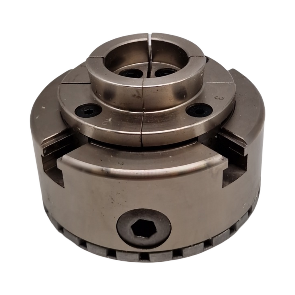 VEVOR KP96 Drehbankfutter 4-Backen 96mm Backenfutter 45# Stahl Klemmbereich 32–70mm Innengewinde M33 x 3,5 TPI