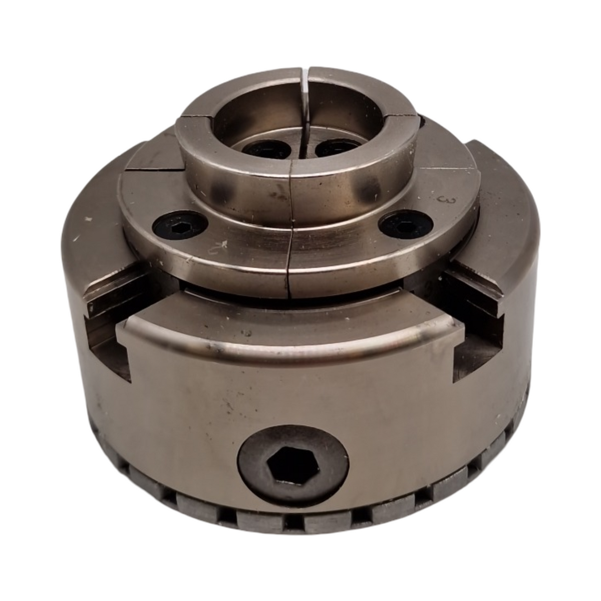 VEVOR KP96 Drehbankfutter 4-Backen 96mm Backenfutter 45# Stahl Klemmbereich 32–70mm Innengewinde M33 x 3,5 TPI