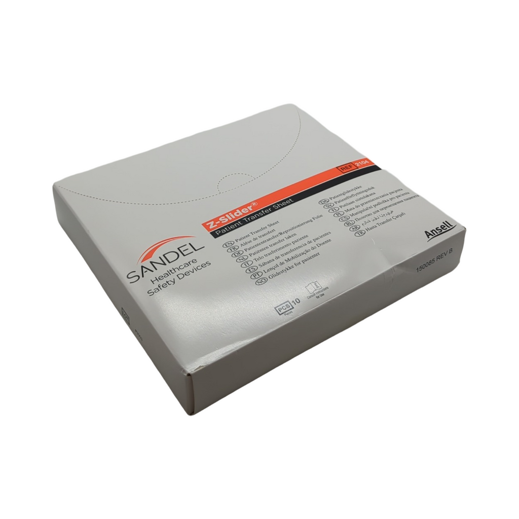 Ansell Z-SLIDER Patiententransfer Laken 10 Stück für Wandhalterung