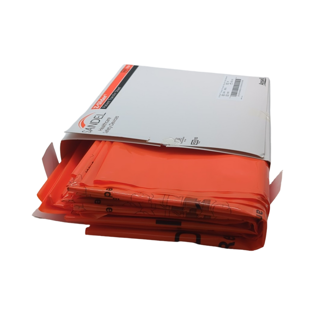 Ansell Z-SLIDER Patiententransfer Laken 10 Stück für Wandhalterung