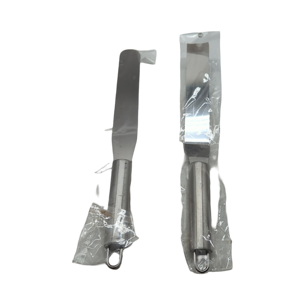 Yizish Tortenplatte drehbar Aluminiumlegierung 31 cm inkl 2 Eisspatel 3 Teigschaber