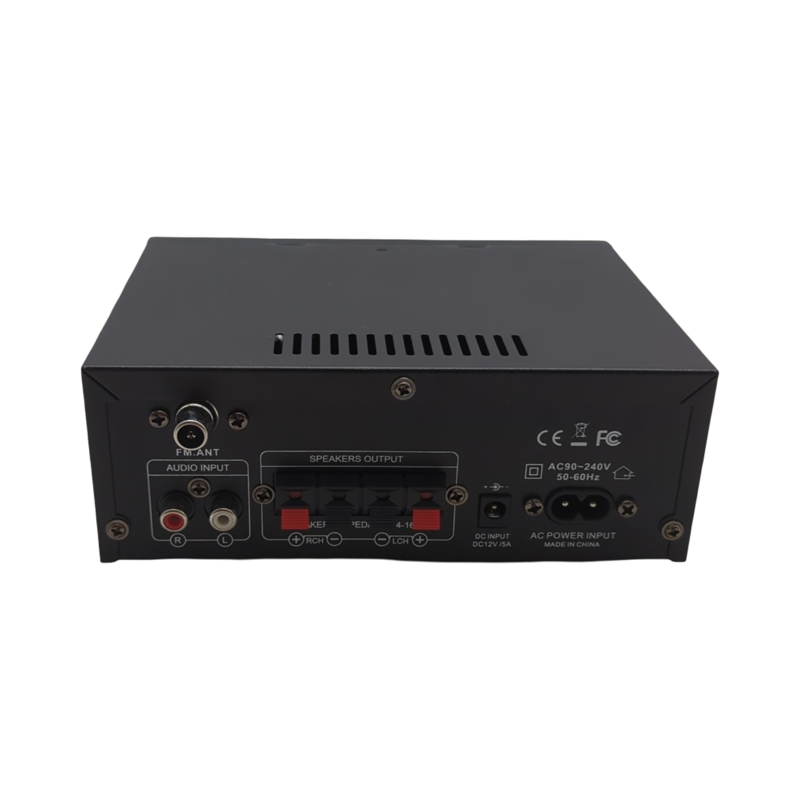 AK45 Mini HiFi Verstärker Stereo Empfänger mit Bluetooth 2.0 Kanal 40W x 2 USB SD FM Karaoke Mikrofon