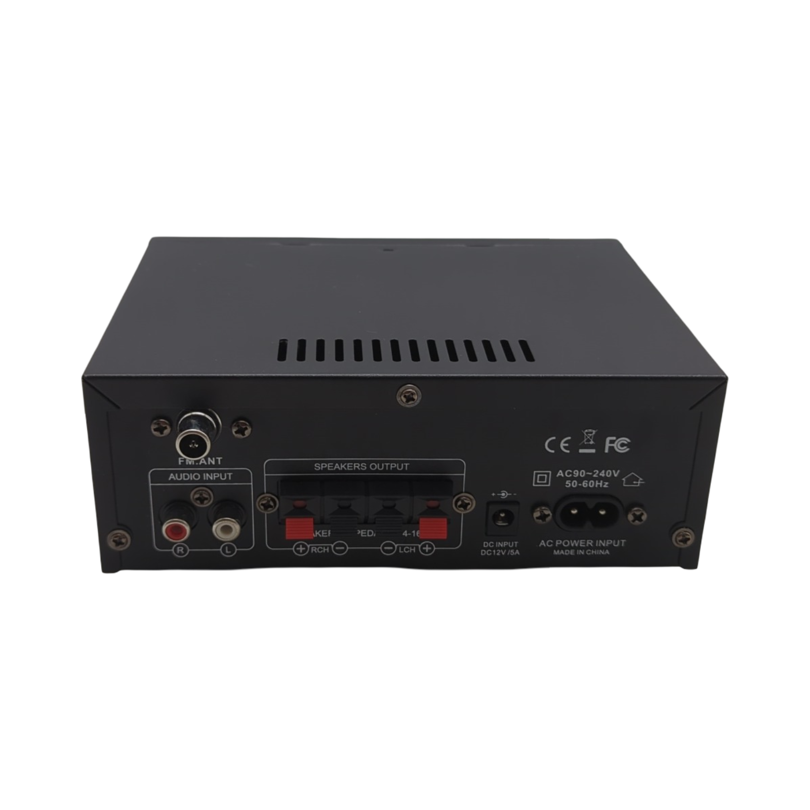 AK45 Mini HiFi Verstärker Stereo Empfänger mit Bluetooth 2.0 Kanal 40W x 2 USB SD FM Karaoke Mikrofon