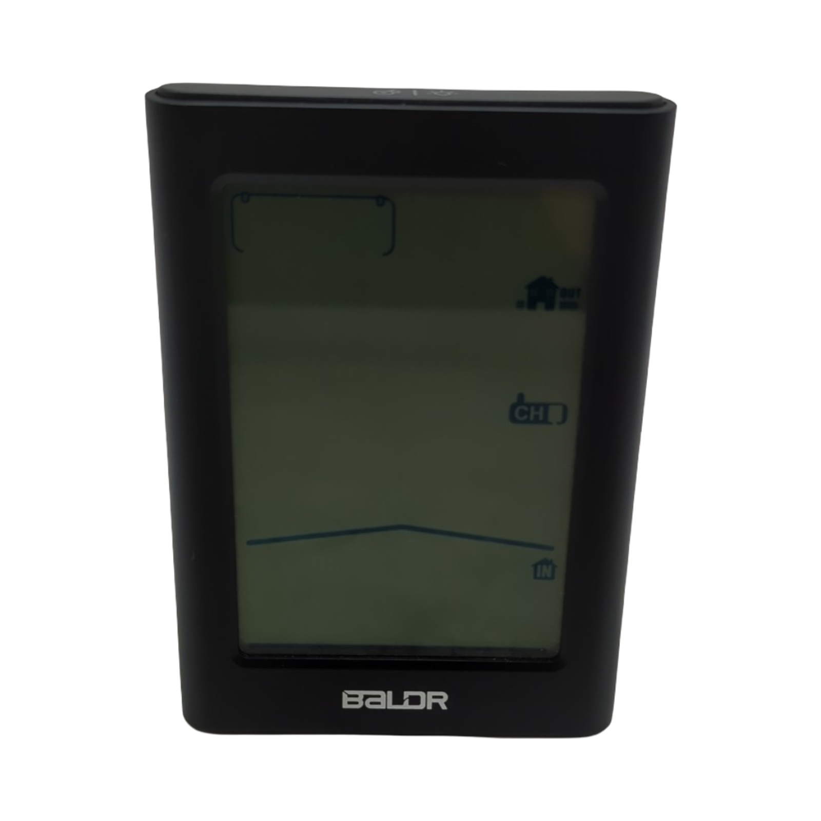 Baldr Wetterstation Funk Außensensor Thermometer Hygrometer Schwarz