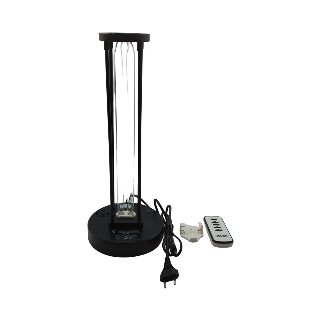 VEVOR Ultraviolettlampe 36W UV-Licht mit Ozonreiniger Fernbedienung 3-Gang-Timer 1 Stück