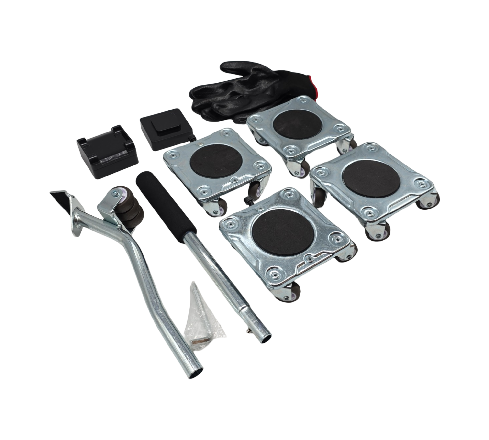 Möbel Transport Kit mit Parkfunktion Carrelli Stabilisatoren Stahlpanel Tragkraft 500kg