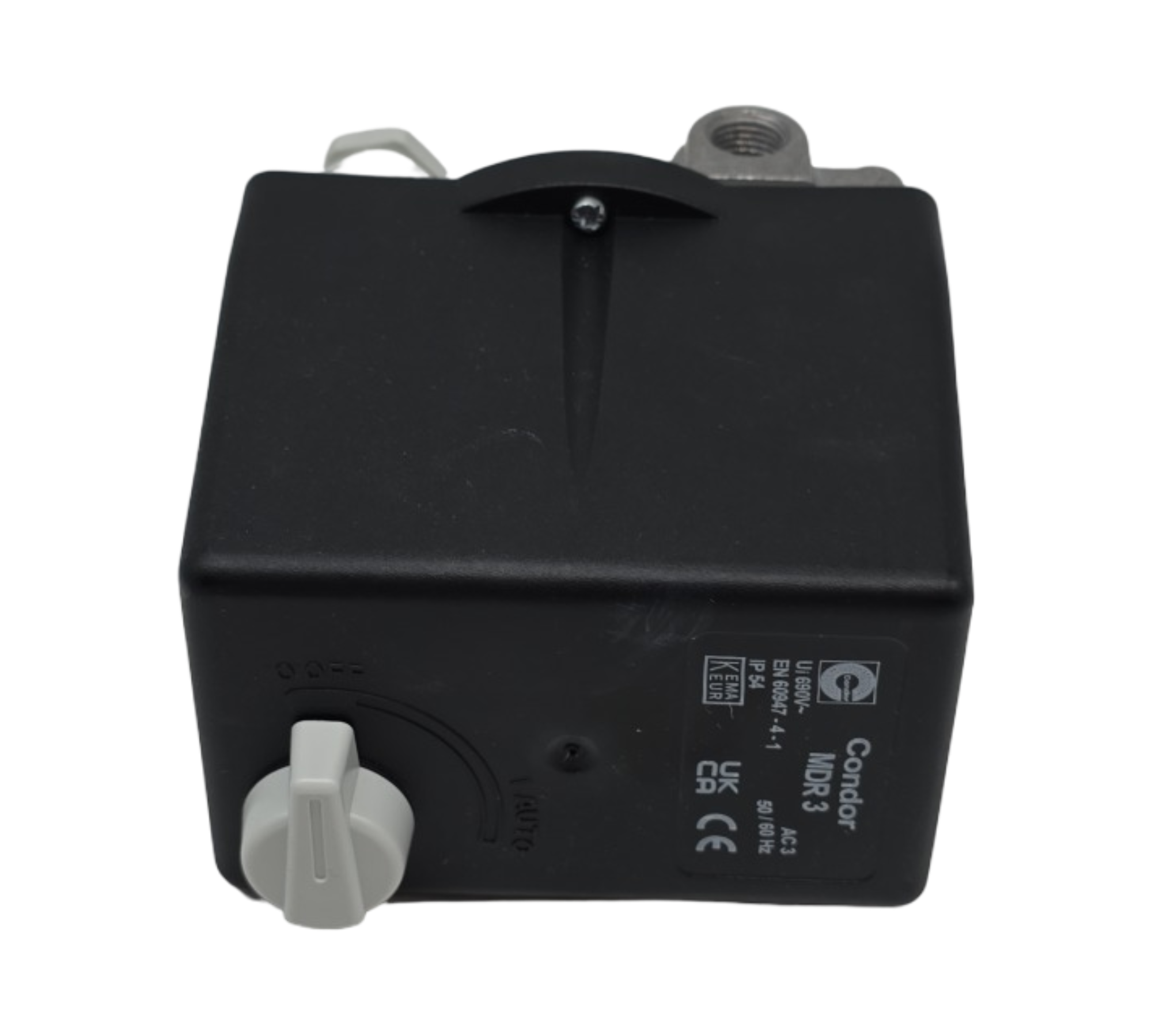 ELMAG CONDOR MDR 3 Druckschalter 400 Volt 6,3-10A grau schwarz